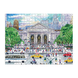Springtime At the Library 500 Piece Double-Sided Puzzle