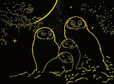 Owls in the Moonlight 500 Piece Jigsaw Puzzle