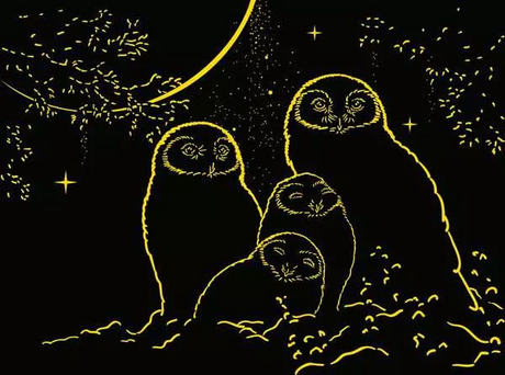 Owls in the Moonlight 500 Piece Jigsaw Puzzle