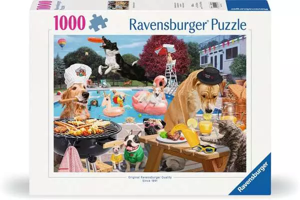 Dog Days of Summer 1000 Piece Jigsaw Puzzle