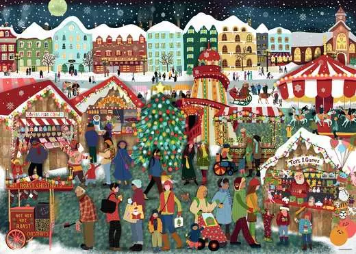 Christmas Market 1000 Piece Jigsaw Puzzle