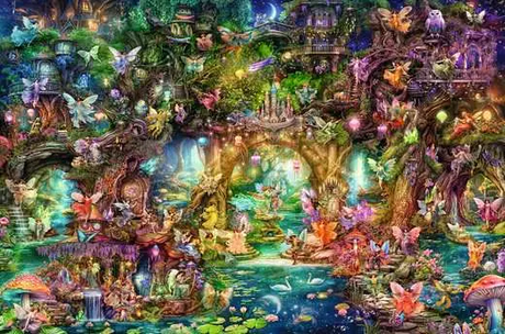 Hidden World of Fairies 4000 Piece Jigsaw Puzzle
