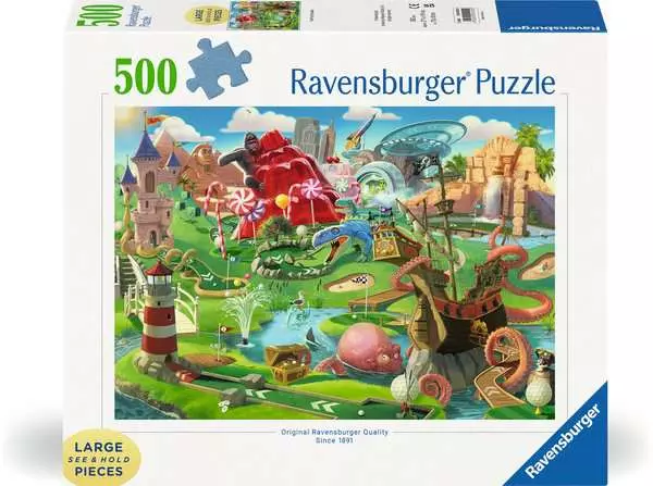 Putt Putt Paradise 500 Piece Large Format Jigsaw Puzzle