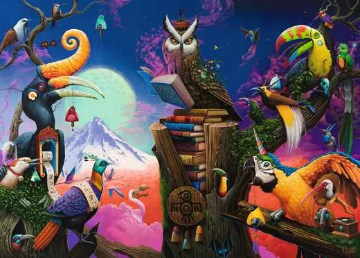 Songs of Extinct Birds 1000 Piece Jigsaw Puzzle