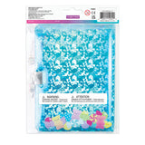 Bubble Gum Glitter Locking Journal
