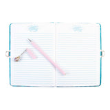 Bubble Gum Glitter Locking Journal