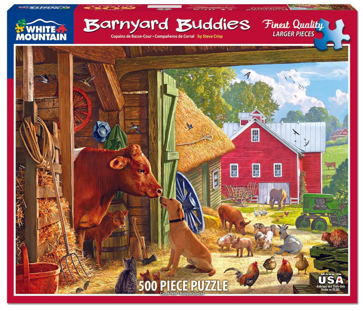 Barnyard Buddies - 500 Piece Jigsaw Puzzle