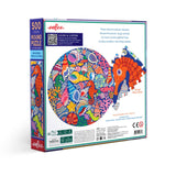 Seahorses, Shells & Coral 500 Piece Round Puzzle