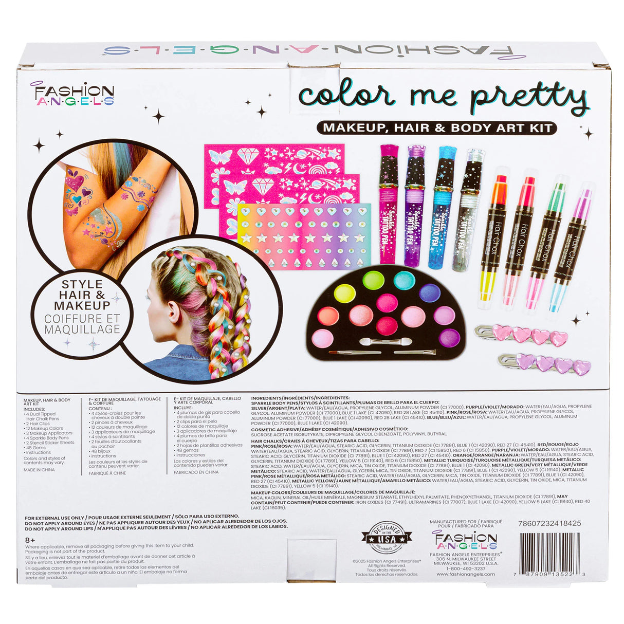 Color Me Pretty Hair & Body Art Kit