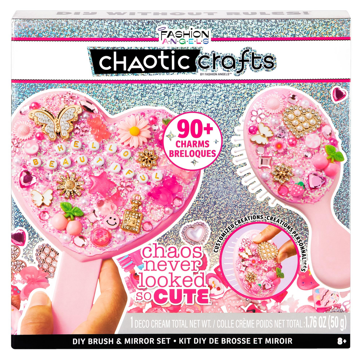 Chaotic Crafts- Brush & Mirror set