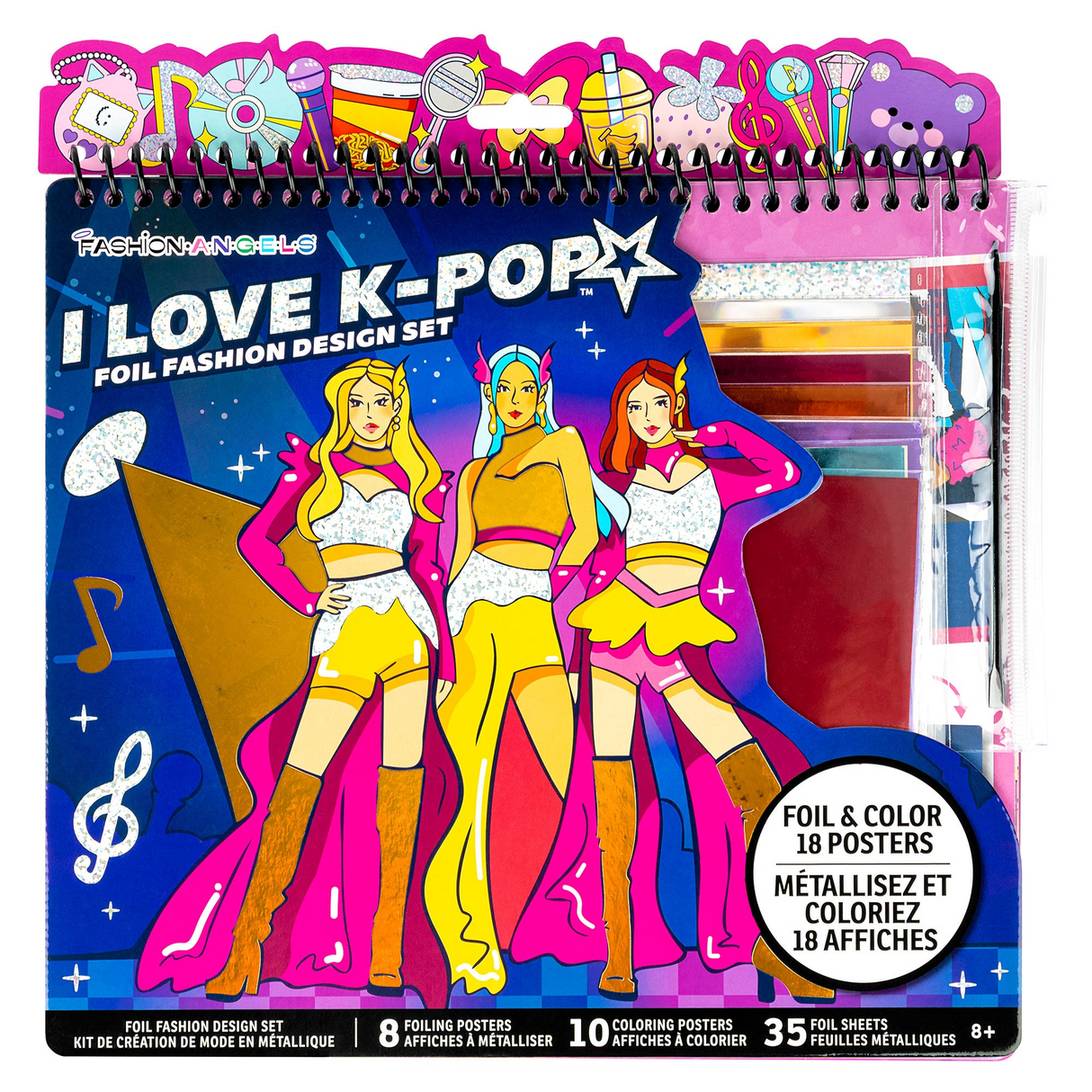 K-Pop Foil Fashion Design Portfolio
