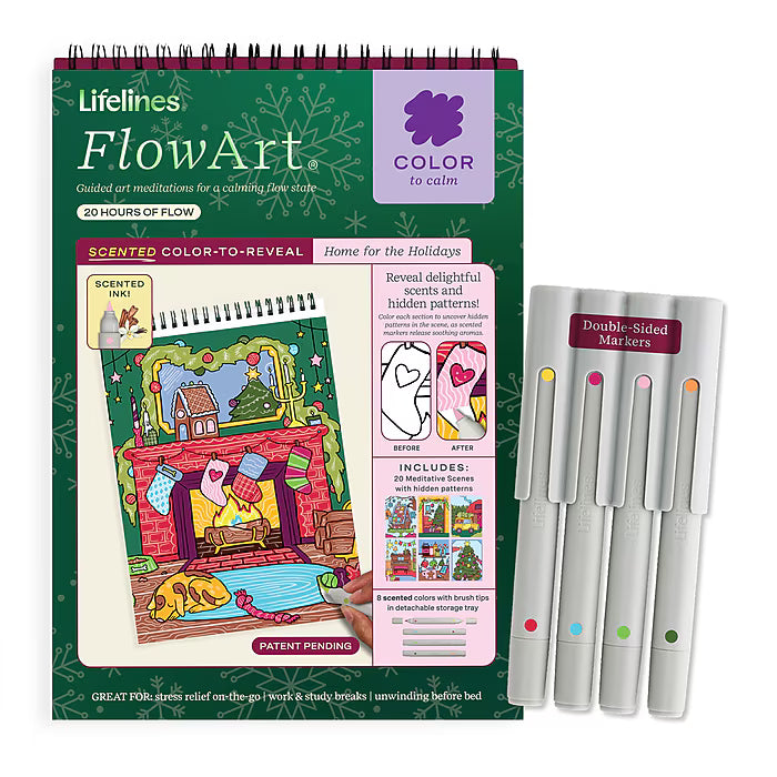 Lifelines FlowArt Color to Reveal Home for the Holidays