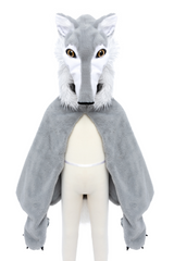 Woodland Storybook Wolf Cape, Size 4-6