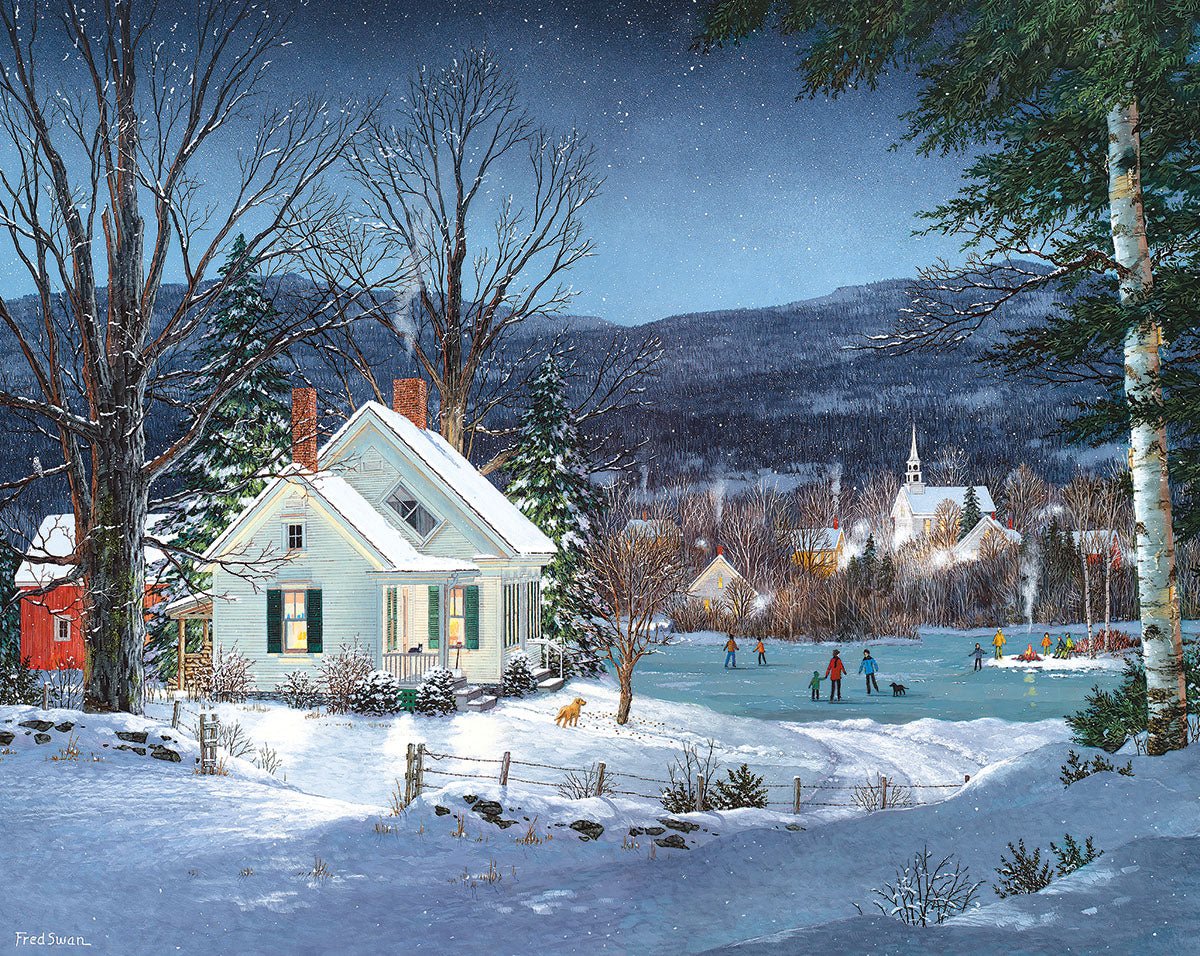 Skating Party 1000 Piece Jigsaw Puzzle