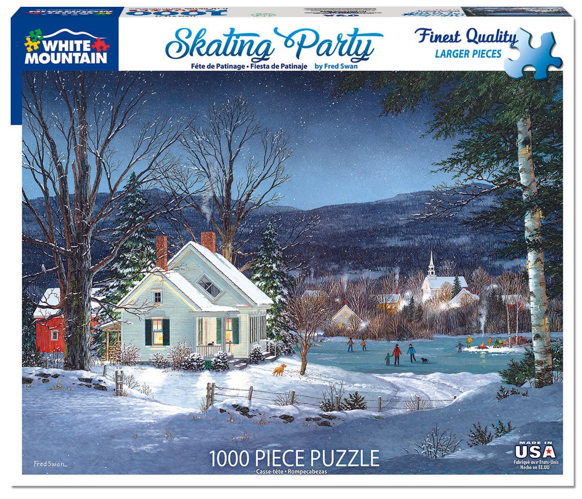 Skating Party 1000 Piece Jigsaw Puzzle