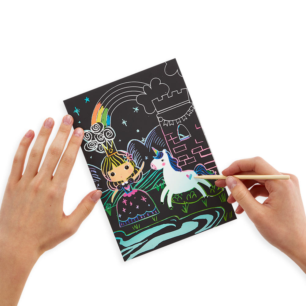 Scratch & Scribble Art Kit Princess Garden