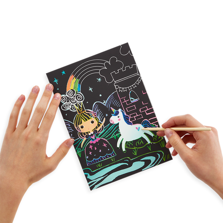 Scratch & Scribble Art Kit Princess Garden