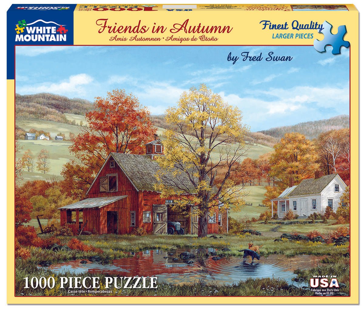 Friends in Autumn - 1000 Piece Jigsaw Puzzle
