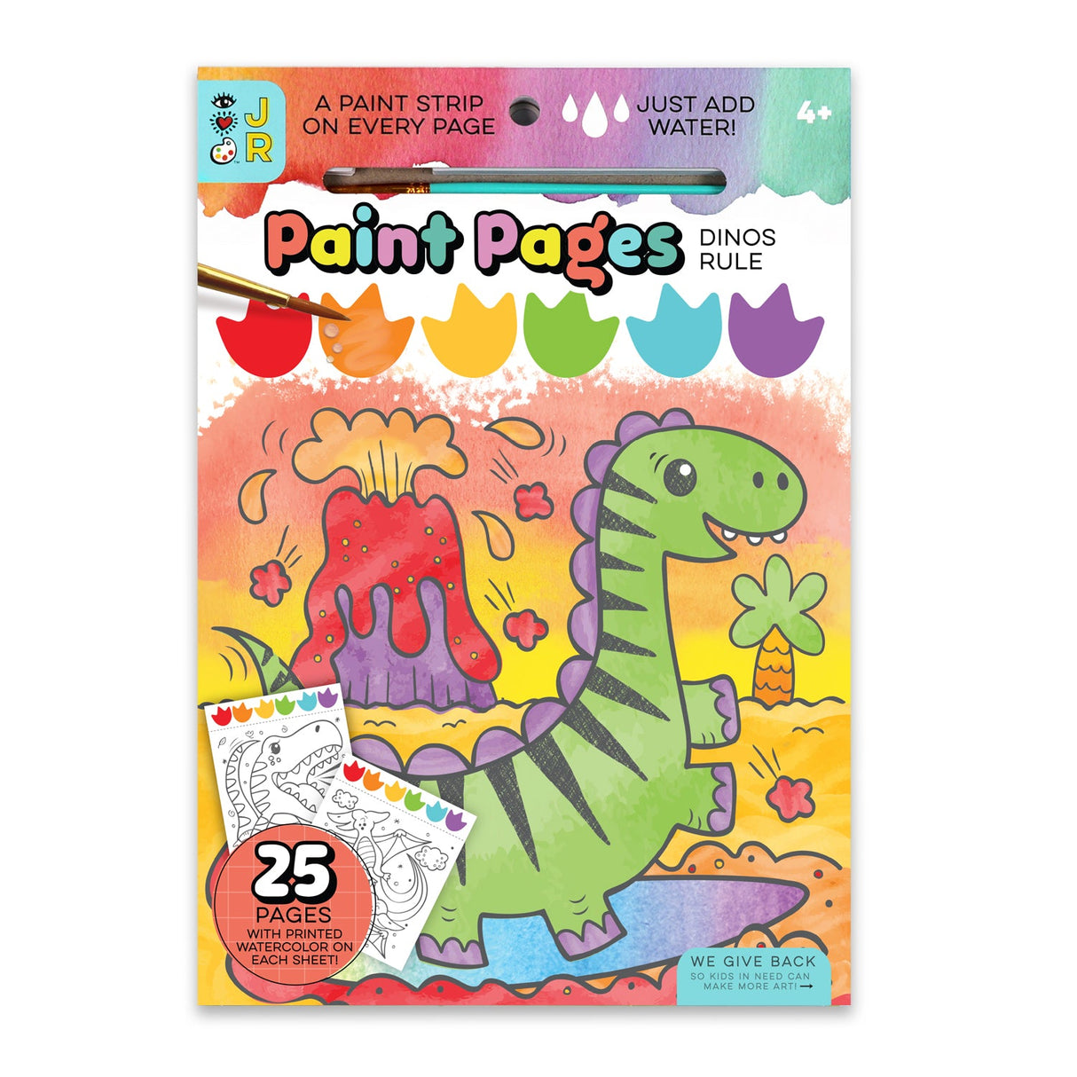 Paint Pages Dinos Rule