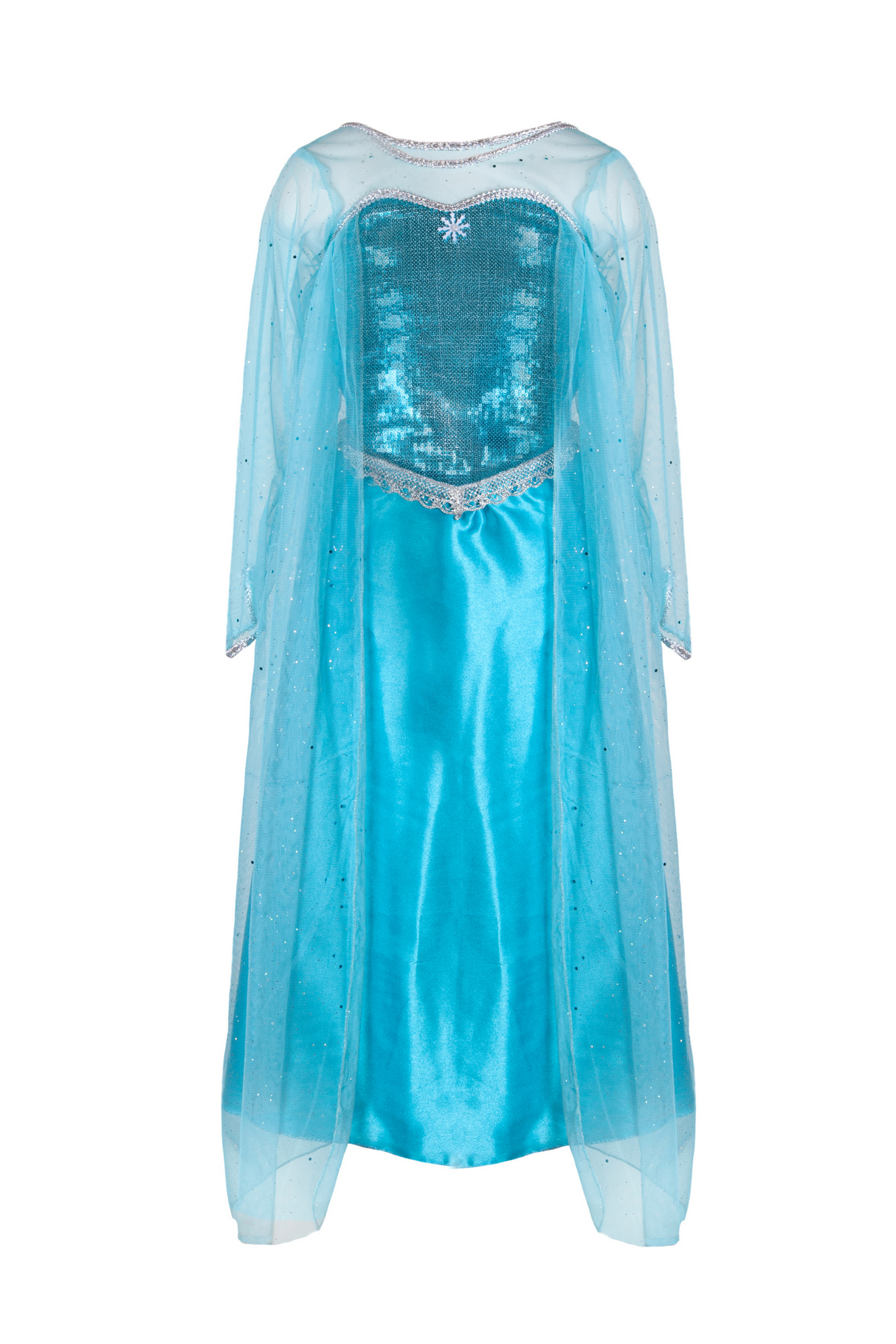 Ice Queen Dress With Cape 5-6