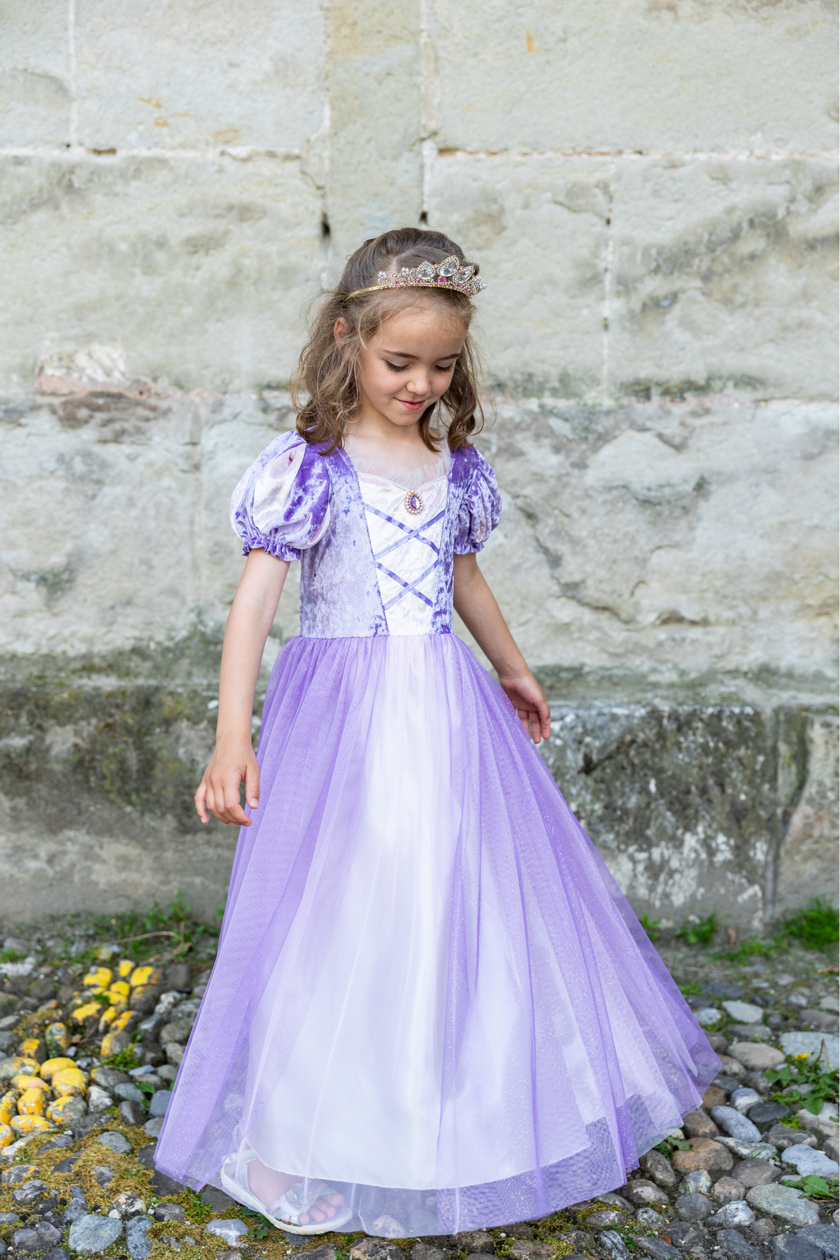 Velvety Soft Once Upon a Tower Princess, Size 5-6