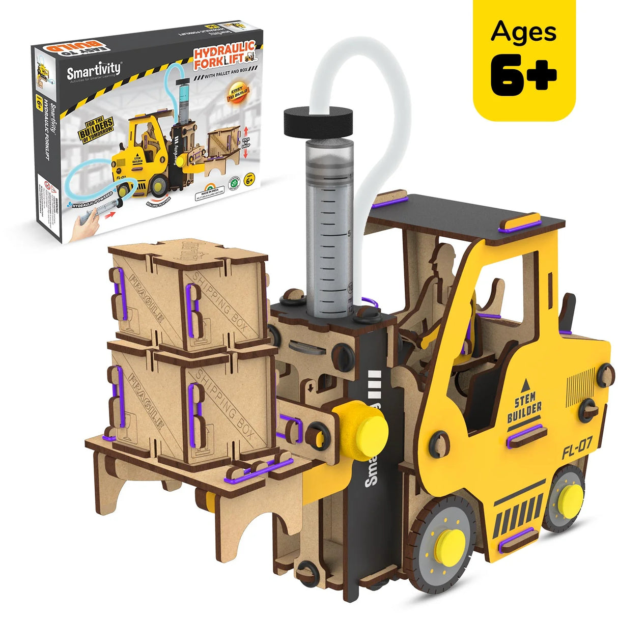 Smartivity Hydraulic Forklift Building Kit