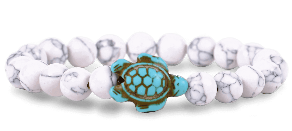 Fahlo Bracelet Turtle White Howlite
