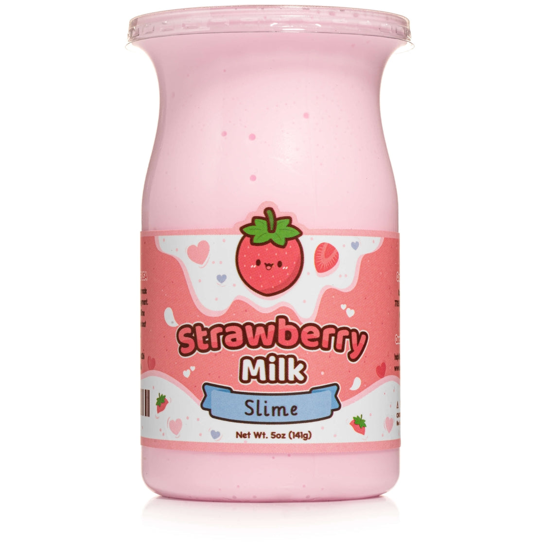 Strawberry Milk Glossy Kawaii Slime