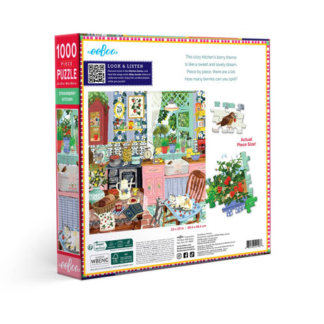Scandinavian Garden 1000 Piece Square Puzzle