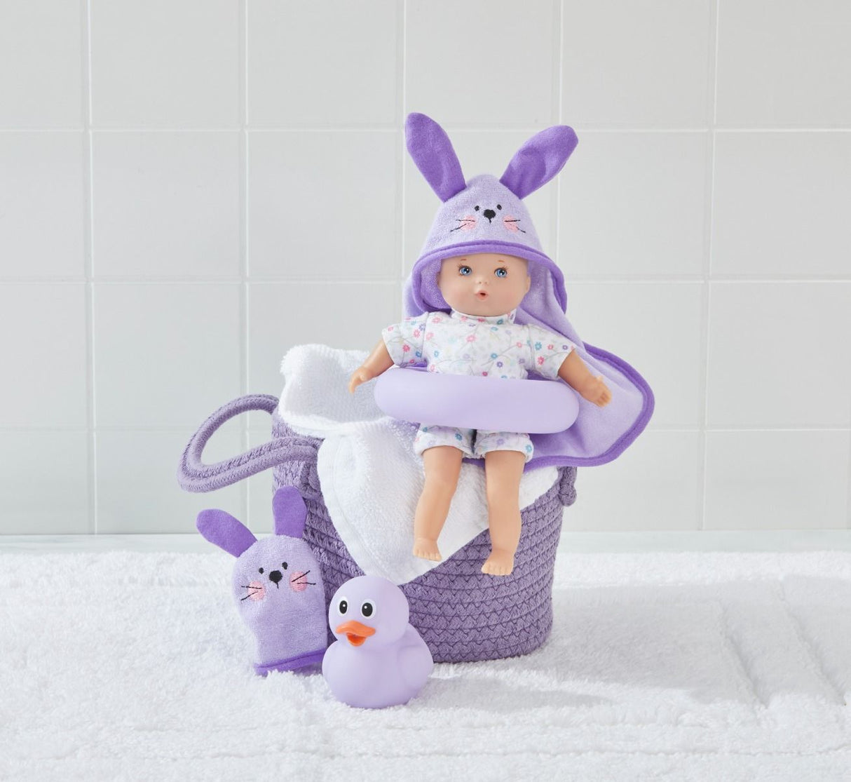 Splash and Play Cuties Doll 8" Lavender