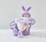 Splash and Play Cuties Doll 8" Lavender