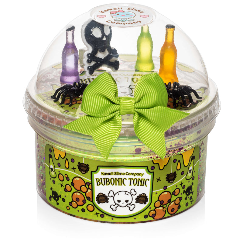 Bubonic Tonic Clear Glitter Slime Kawaii Slime