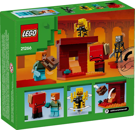 LEGO Minecraft 21266 The Nether Lava Battle