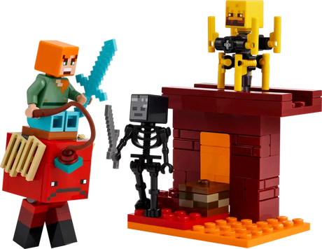 LEGO Minecraft 21266 The Nether Lava Battle