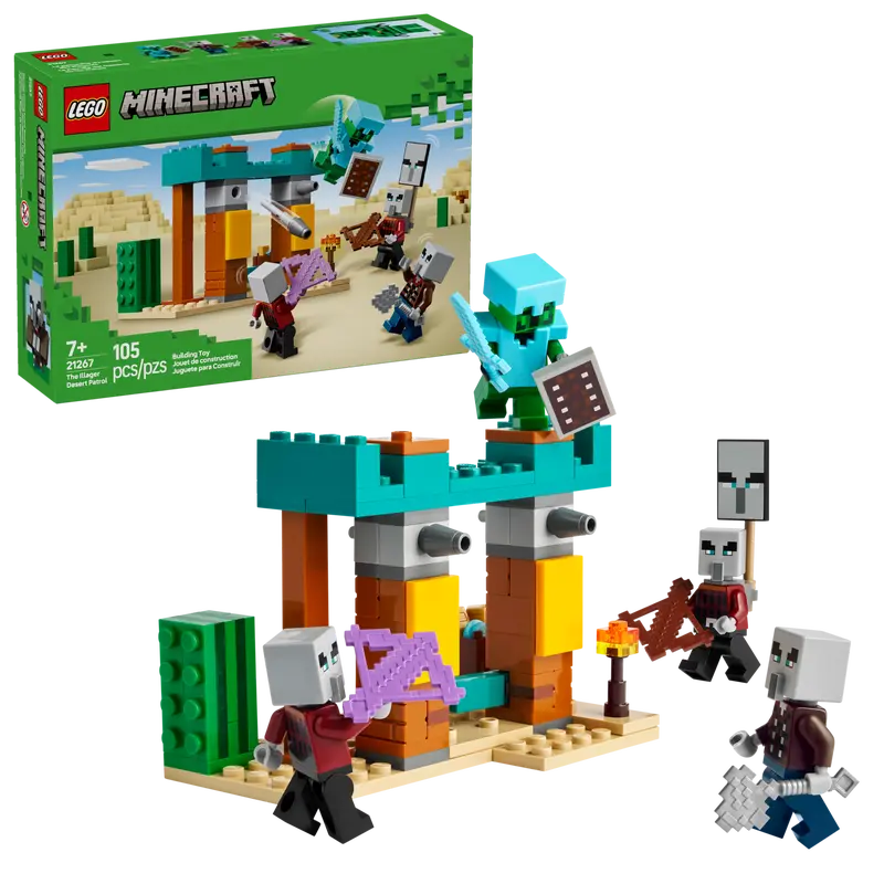 LEGO Minecraft 21267 The Illager Desert Patrol
