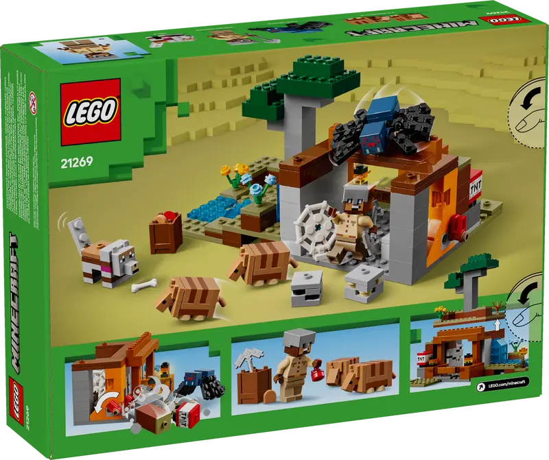 LEGO Minecraft 21269 The Armadillo Mine Expedition