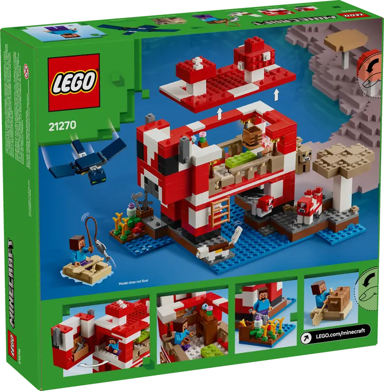 LEGO Minecraft 21270 The Mooshroom House