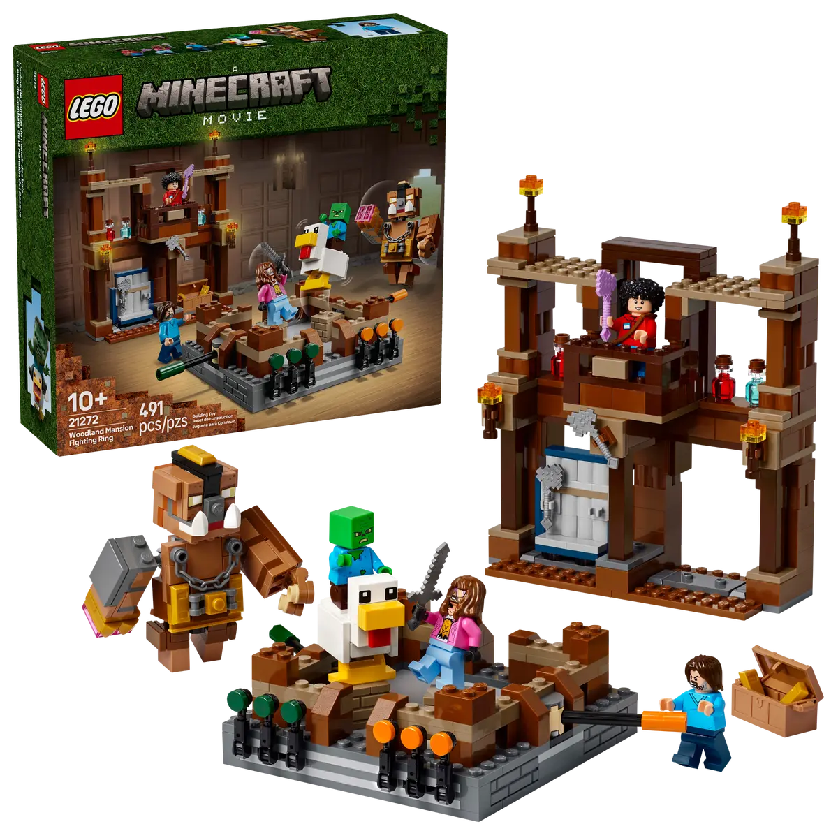 LEGO Minecraft 21272 Woodland Mansion Fighting Ring