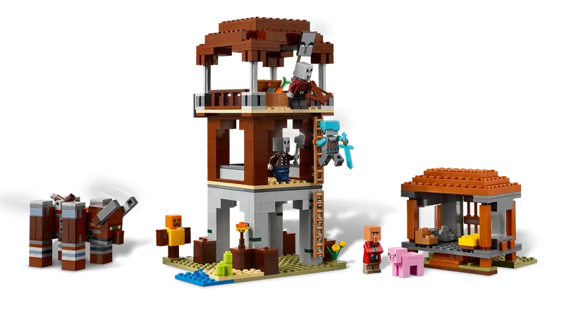 LEGO Minecraft 21278 The Pillager Outpost and Ravager