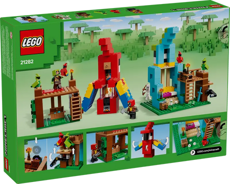 LEGO Minecraft 21282 The Parrot Houses