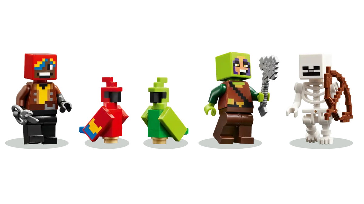 LEGO Minecraft 21282 The Parrot Houses