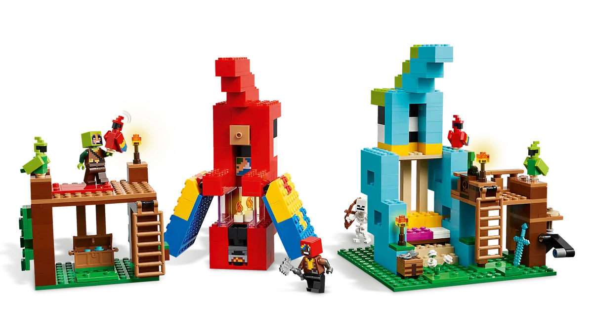 LEGO Minecraft 21282 The Parrot Houses