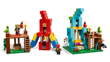 LEGO Minecraft 21282 The Parrot Houses