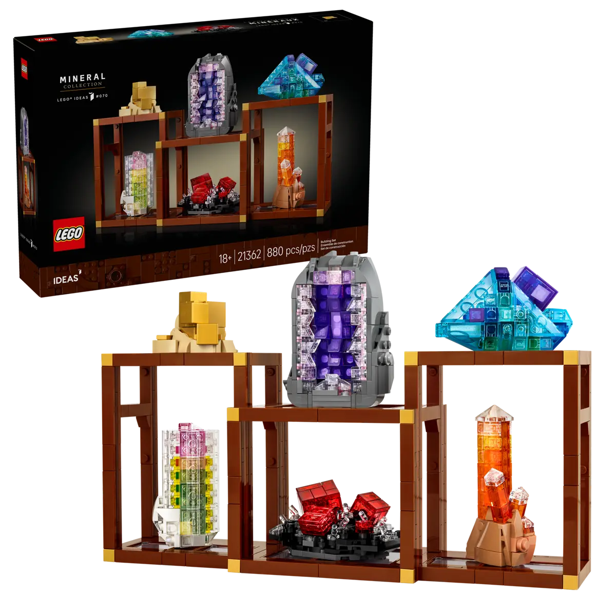 LEGO Icons 21362 Mineral Collection