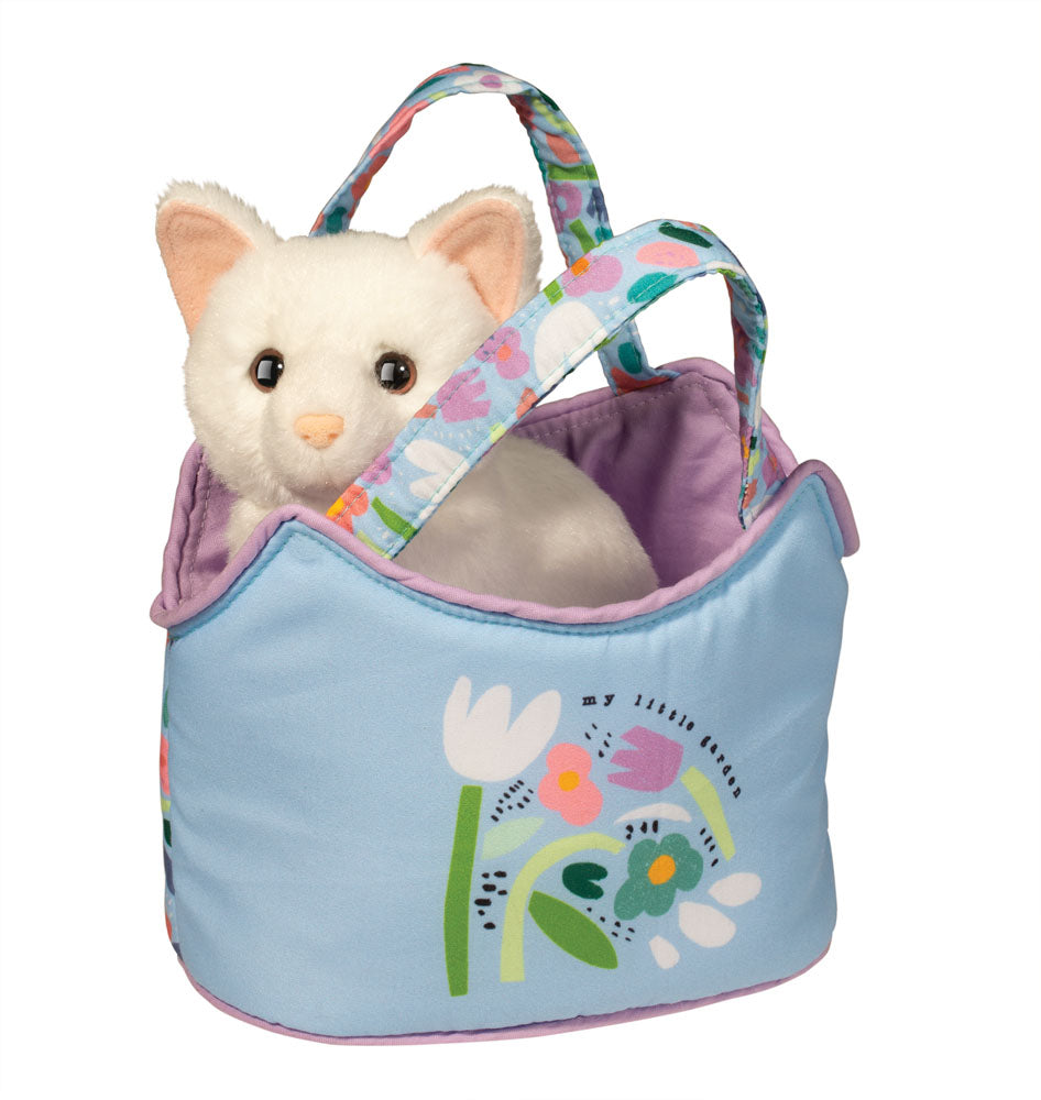 My Little Garden Sassy Sak w/White Cat