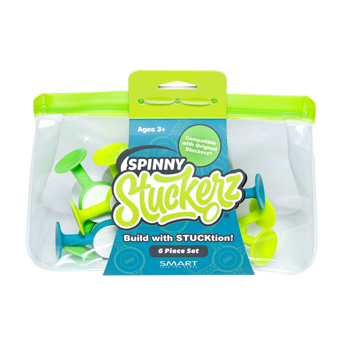 Spinny Stuckerz: Spinning Connect & Build Toy Set