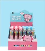 BC Mini Axolotl 10-Color Ball Pen