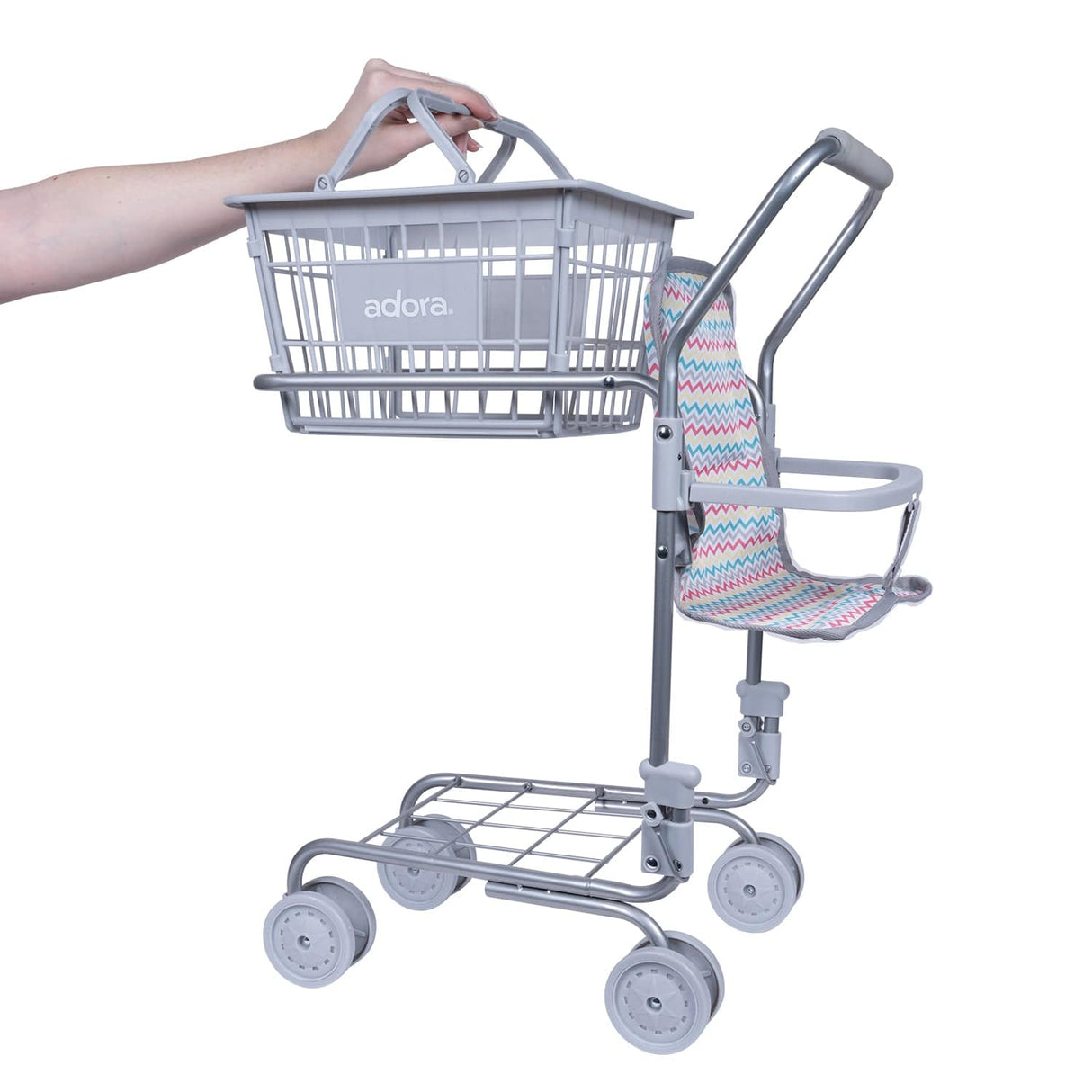 Adora Zig Zag Rainbow Shopping Cart