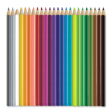 24 Triangular Colored Pencils Ecopencils