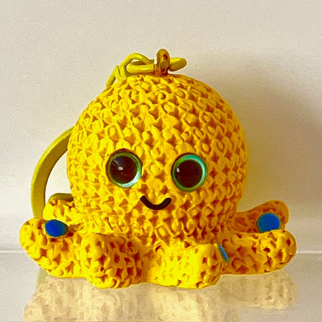 BC Mini Knitted Octopus Key Charm